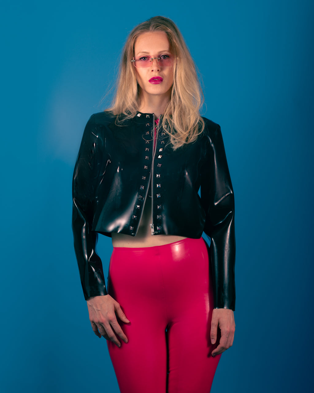 Pyramid Stud Moto Jacket
