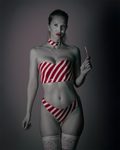Candy Cane Thong