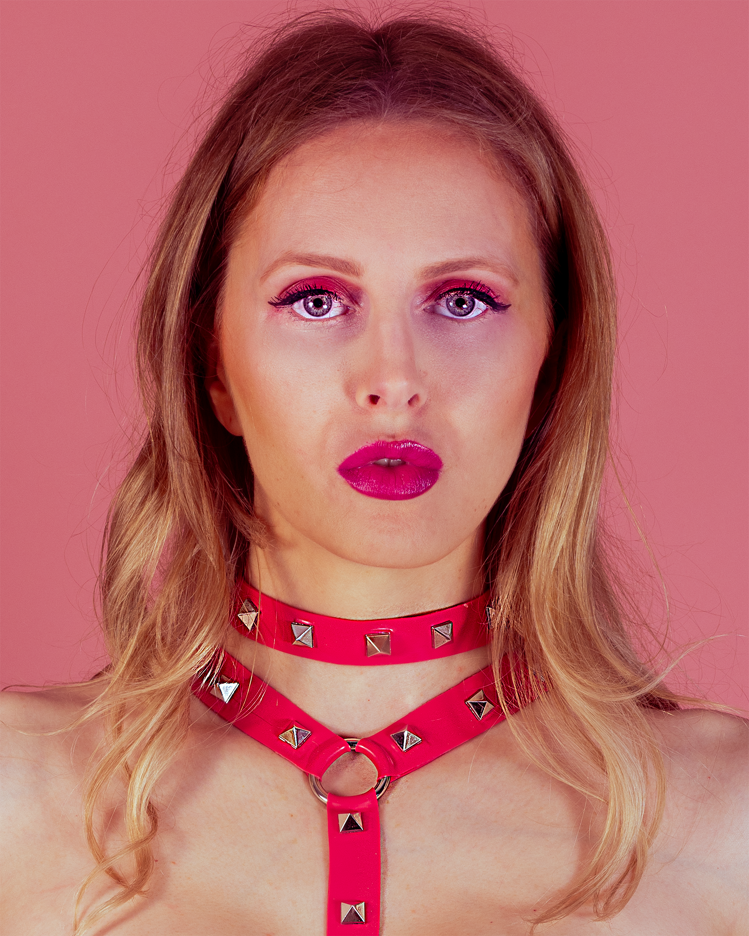 Pyramid Stud Choker
