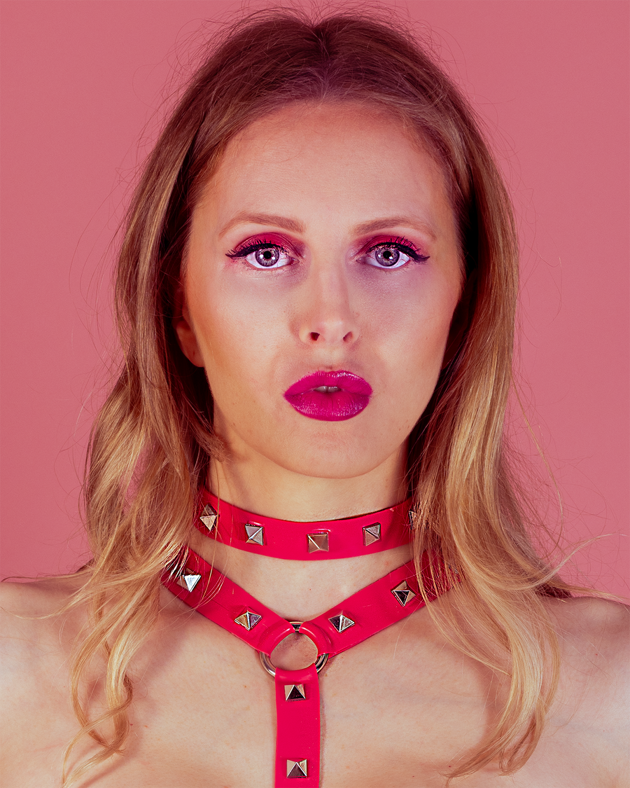 Pyramid Stud Choker