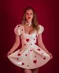 Heart Dress With Puffy Arms